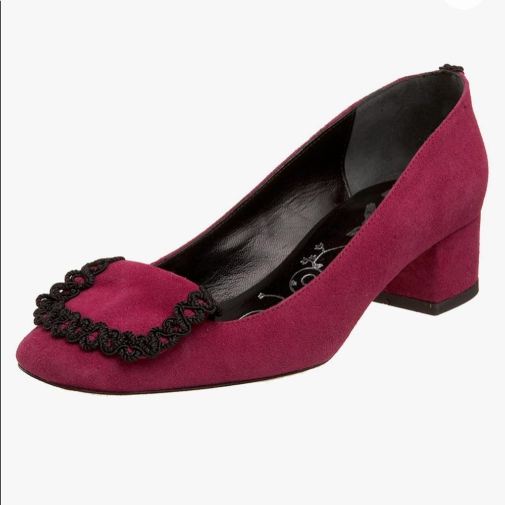 Tibi New York suede leather pumps women’s 5